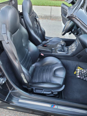 2000 BMW M Roadster in Cosmos Black Metallic over Black Nappa