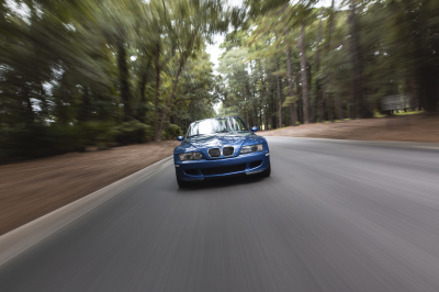 2000 BMW M Roadster in Estoril Blue Metallic over Estoril Blue & Black Nappa