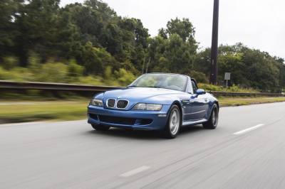 2000 BMW M Roadster in Estoril Blue Metallic over Estoril Blue & Black Nappa