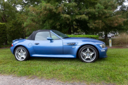 2000 BMW M Roadster in Estoril Blue Metallic over Estoril Blue & Black Nappa