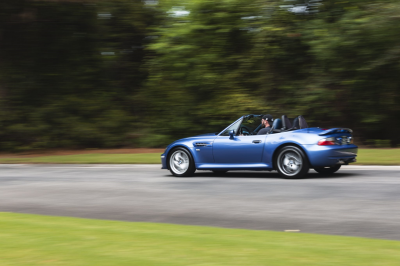 2000 BMW M Roadster in Estoril Blue Metallic over Estoril Blue & Black Nappa