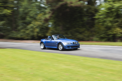 2000 BMW M Roadster in Estoril Blue Metallic over Estoril Blue & Black Nappa