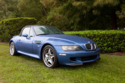 2000 BMW M Roadster in Estoril Blue Metallic over Estoril Blue & Black Nappa