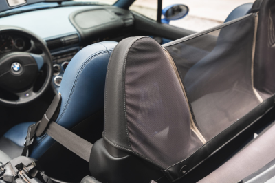 2000 BMW M Roadster in Estoril Blue Metallic over Estoril Blue & Black Nappa