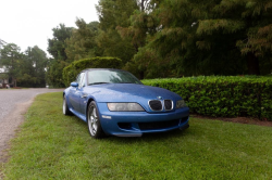 2000 BMW M Roadster in Estoril Blue Metallic over Estoril Blue & Black Nappa