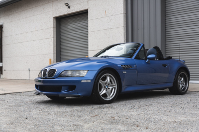 2000 BMW M Roadster in Estoril Blue Metallic over Estoril Blue & Black Nappa