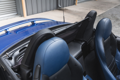 2000 BMW M Roadster in Estoril Blue Metallic over Estoril Blue & Black Nappa
