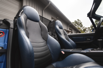 2000 BMW M Roadster in Estoril Blue Metallic over Estoril Blue & Black Nappa