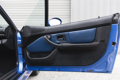 2000 BMW M Roadster in Estoril Blue Metallic over Estoril Blue & Black Nappa