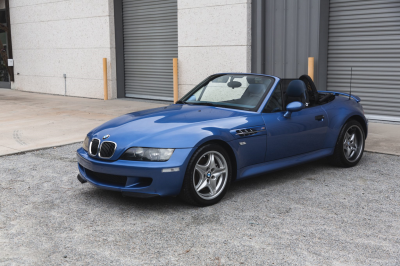 2000 BMW M Roadster in Estoril Blue Metallic over Estoril Blue & Black Nappa