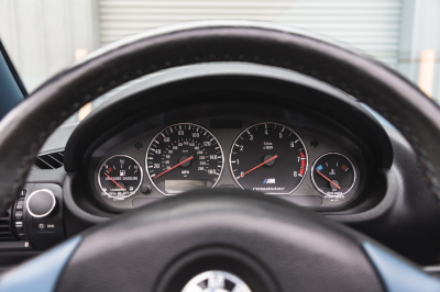 2000 BMW M Roadster in Estoril Blue Metallic over Estoril Blue & Black Nappa