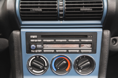 2000 BMW M Roadster in Estoril Blue Metallic over Estoril Blue & Black Nappa