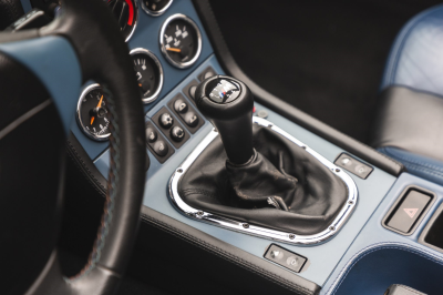 2000 BMW M Roadster in Estoril Blue Metallic over Estoril Blue & Black Nappa