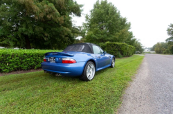 2000 BMW M Roadster in Estoril Blue Metallic over Estoril Blue & Black Nappa