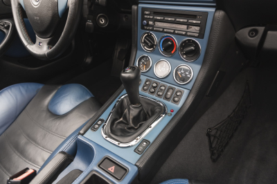 2000 BMW M Roadster in Estoril Blue Metallic over Estoril Blue & Black Nappa