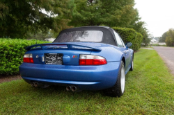 2000 BMW M Roadster in Estoril Blue Metallic over Estoril Blue & Black Nappa