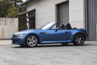 2000 BMW M Roadster in Estoril Blue Metallic over Estoril Blue & Black Nappa