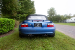 2000 BMW M Roadster in Estoril Blue Metallic over Estoril Blue & Black Nappa