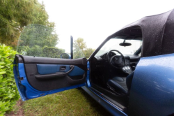 2000 BMW M Roadster in Estoril Blue Metallic over Estoril Blue & Black Nappa