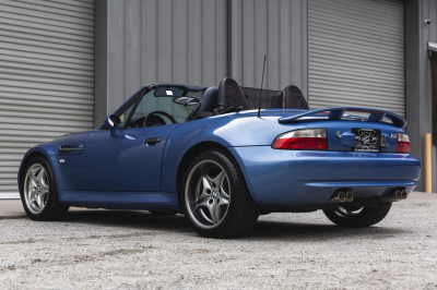 2000 BMW M Roadster in Estoril Blue Metallic over Estoril Blue & Black Nappa