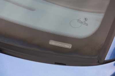 2000 BMW M Roadster in Estoril Blue Metallic over Estoril Blue & Black Nappa