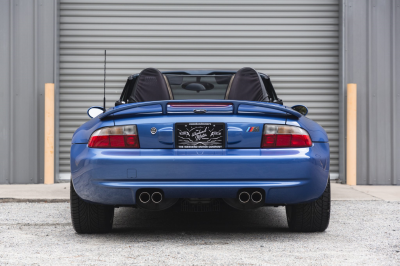 2000 BMW M Roadster in Estoril Blue Metallic over Estoril Blue & Black Nappa