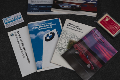 2000 BMW M Roadster in Estoril Blue Metallic over Estoril Blue & Black Nappa