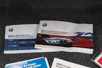 2000 BMW M Roadster in Estoril Blue Metallic over Estoril Blue & Black Nappa