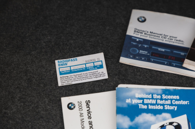 2000 BMW M Roadster in Estoril Blue Metallic over Estoril Blue & Black Nappa