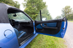 2000 BMW M Roadster in Estoril Blue Metallic over Estoril Blue & Black Nappa