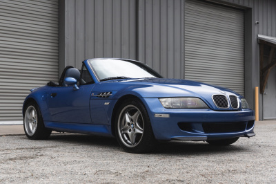 2000 BMW M Roadster in Estoril Blue Metallic over Estoril Blue & Black Nappa