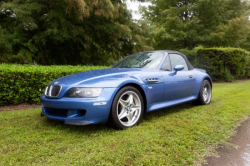 2000 BMW M Roadster in Estoril Blue Metallic over Estoril Blue & Black Nappa