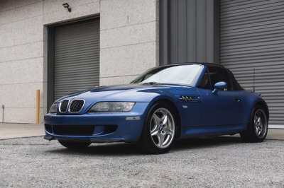 2000 BMW M Roadster in Estoril Blue Metallic over Estoril Blue & Black Nappa