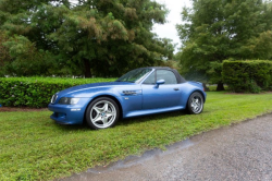 2000 BMW M Roadster in Estoril Blue Metallic over Estoril Blue & Black Nappa