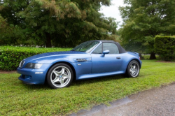 2000 BMW M Roadster in Estoril Blue Metallic over Estoril Blue & Black Nappa