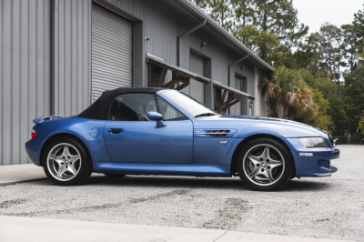 2000 BMW M Roadster in Estoril Blue Metallic over Estoril Blue & Black Nappa