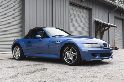 2000 BMW M Roadster in Estoril Blue Metallic over Estoril Blue & Black Nappa