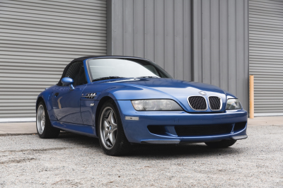 2000 BMW M Roadster in Estoril Blue Metallic over Estoril Blue & Black Nappa