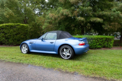2000 BMW M Roadster in Estoril Blue Metallic over Estoril Blue & Black Nappa