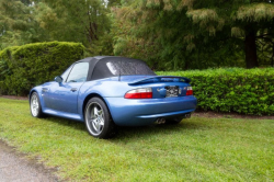 2000 BMW M Roadster in Estoril Blue Metallic over Estoril Blue & Black Nappa