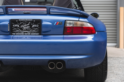 2000 BMW M Roadster in Estoril Blue Metallic over Estoril Blue & Black Nappa
