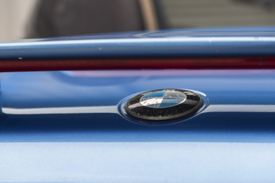 2000 BMW M Roadster in Estoril Blue Metallic over Estoril Blue & Black Nappa