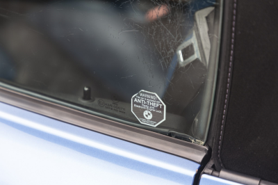 2000 BMW M Roadster in Estoril Blue Metallic over Estoril Blue & Black Nappa