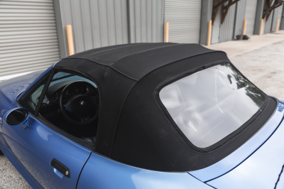 2000 BMW M Roadster in Estoril Blue Metallic over Estoril Blue & Black Nappa