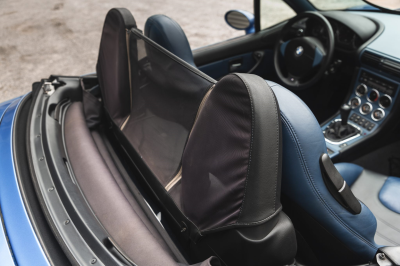 2000 BMW M Roadster in Estoril Blue Metallic over Estoril Blue & Black Nappa