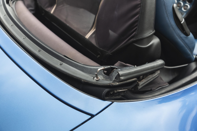 2000 BMW M Roadster in Estoril Blue Metallic over Estoril Blue & Black Nappa