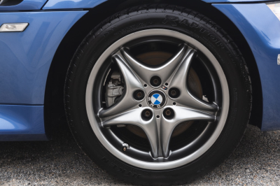 2000 BMW M Roadster in Estoril Blue Metallic over Estoril Blue & Black Nappa