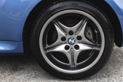 2000 BMW M Roadster in Estoril Blue Metallic over Estoril Blue & Black Nappa