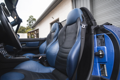 2000 BMW M Roadster in Estoril Blue Metallic over Estoril Blue & Black Nappa