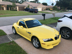 2000 BMW M Roadster in Dakar Yellow 2 over Dark Gray & Black Nappa